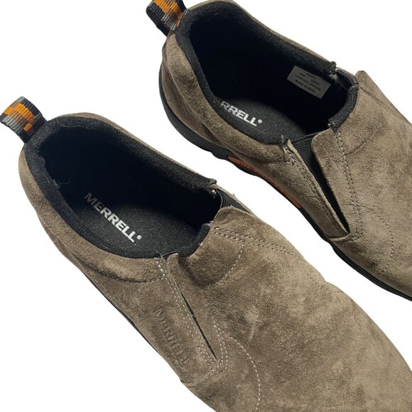 Merrell Jungle Moc Kids Slip-On Shoes 6M Beige Suede Leather Upper - Picture 3 of 5